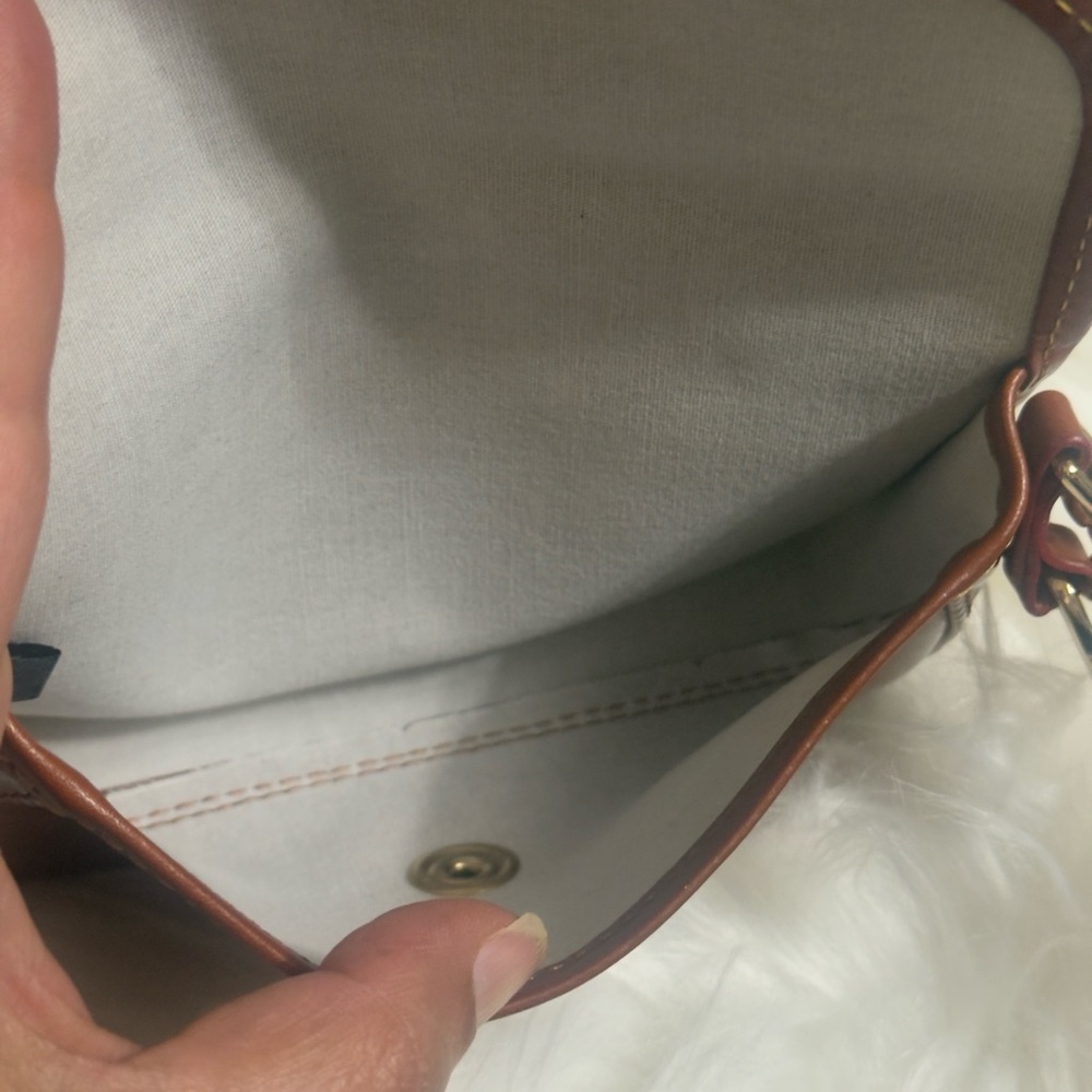 Dooney & Bourke Brown Clutch with Wristlet - Picture 6 of 9